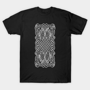 Celtic Knotwork Motif of Four Birds T-Shirt